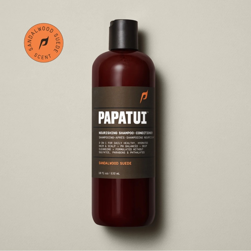 New Papatui Refreshing Shampoo/Condition sandalwood suede 18 fl oz
